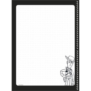 Caderno 10x1 Capa Dura Pixar 160f-116764-75350