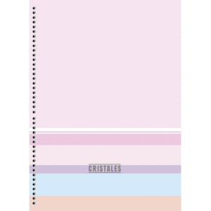 Caderno 10x1 Cp.dura Colegial Cristales 160f-116747-65472
