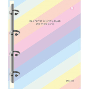 Caderno Argolado Cristales 160f-116779-23320