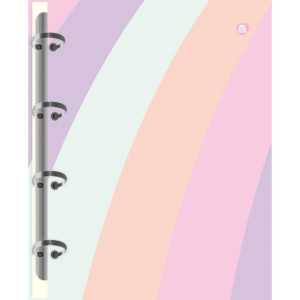 Caderno Argolado Cristales 160f-116779-59101