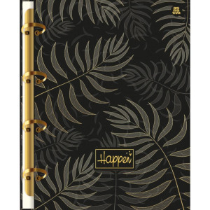 Caderno Argolado Happen 160f-116780-95365
