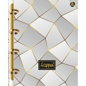 Caderno Argolado Happen 160f-116780-99347