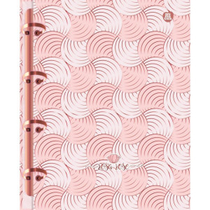 Caderno Argolado Rosa Rose 160f-116781-76042