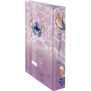 Fichario Cartonado Stitch C/elastico Completo-117831-13797