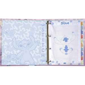 Fichario Cartonado Stitch C/elastico Completo-117831-19149