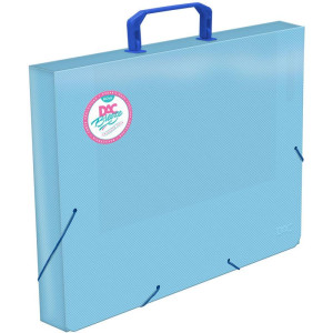 Maleta Plastica Com Alca Breeze Azul Oficio-117846-71969