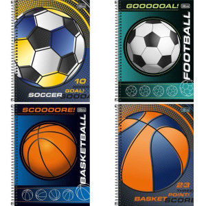 Caderno 01x1 Capa Dura Score 80fls Connect-117144-39566