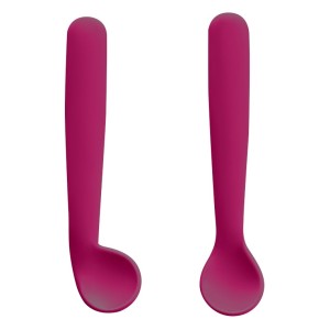 Kit Duas Colheres De Silicone First Bites No Case - Rosa-BB1046-62744