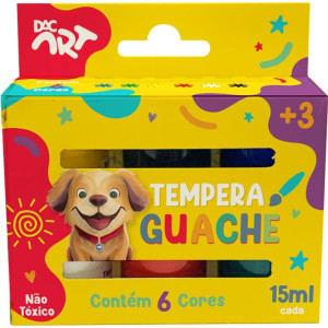 Tinta Guache 015ml 6 Cores-117848-65978