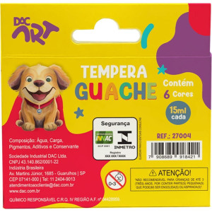Tinta Guache 015ml 6 Cores-117848-80133