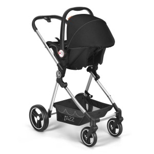 Carrinho 2 Em 1 Moisés Fisher-price Jazz Preto-BB430-47806