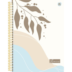 Caderno 01x1 Capa Dura Lunime 80f