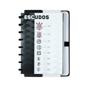 Caderno Inteligente A5 Corinthians Fiel 80fls-117106-36854