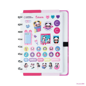 Caderno Inteligente A5 Luluca Pandalu Glow 80fls-117100-27320