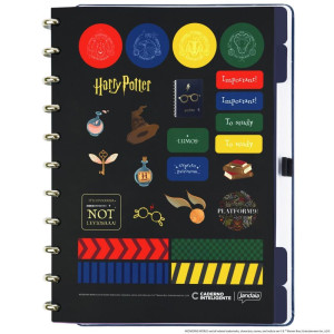 Caderno Inteligente Grande Harry Potter Azul 80fls-117104-26896