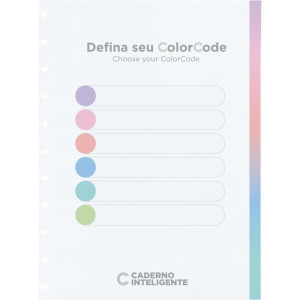 Caderno Inteligente Refil Grande Colorcode 90g 60fls-117140-51129