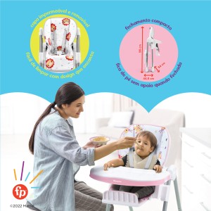 Cadeira De Alimentação Alta Chef's Chair Fisher-price Azul-BB313-42172