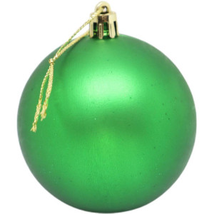 Artigo Para Decoracao Natal Bola 4cm Fosca/lisa/glit.verde-117658-23306