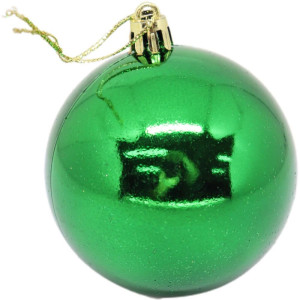 Artigo Para Decoracao Natal Bola 7cm Fosca/lisa/glit.verde