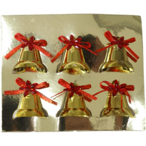 Artigo Para Decoracao Natal Enfeite Sino 3cm Ouro-117674-51786