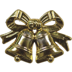 Artigo Para Decoracao Natal Enfeite Sino 4cm Ouro