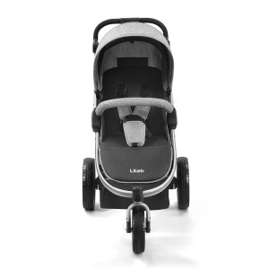 Carrinho Jogger Sway Litet Cinza Com Preto-BB373-22658