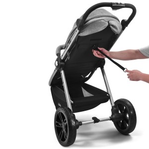 Carrinho Jogger Sway Litet Cinza Com Preto-BB373-58777