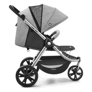 Carrinho Jogger Sway Litet Cinza Com Preto-BB373-67929