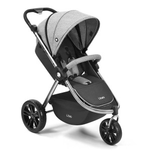 Carrinho Jogger Sway Litet Cinza Com Preto-BB373-81700