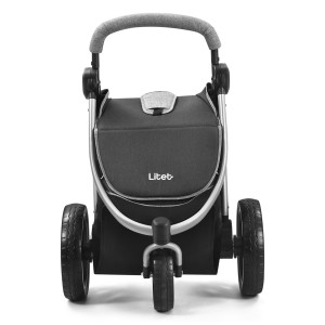 Carrinho Jogger Sway Litet Cinza Com Preto-BB373-91319