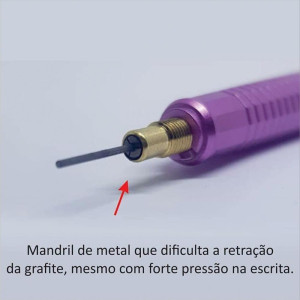 Lapiseira 0.5mm Metalizada Azul-117857-61322