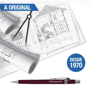 Lapiseira 0.5mm Pentel Azul-117853-80196