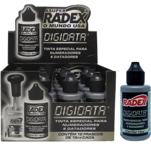 Tinta Para Carimbo 15ml Preta Numerador E Datador-061067-76662