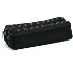 Estojo Duplo Juvenil Preto