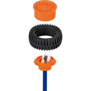 Apontador Com Deposito Xtreme C/borracha 4cores-118159-70634