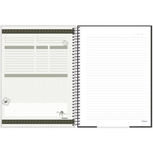Caderno 15x1 Capa Dura Sauros 240f-116707-46681