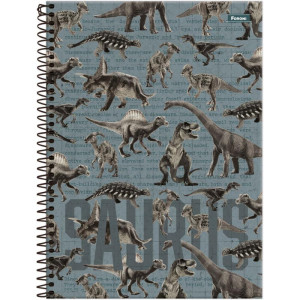 Caderno 15x1 Capa Dura Sauros 240f-116707-85709