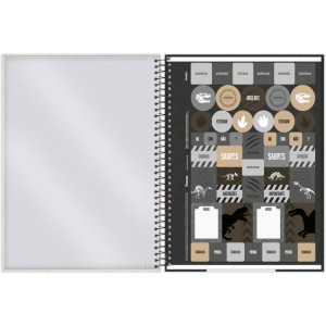Caderno 15x1 Capa Dura Sauros 240f-116707-96691