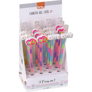 Caneta Esferografica Divert Gel Cute 0.7mm 3em1 2mo-118170-19715
