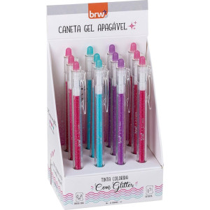 Caneta Esferografica Divert Gel Glit.apag.0.7mm 3co