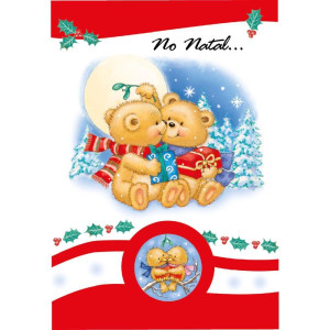 Cartao De Natal Kit-250 Dobrado C/envelope-117884-53009