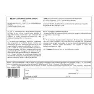 Impresso Recibo Autonomo Pgto 3vias 25x3fls-118362-29742