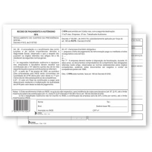 Impresso Recibo Autonomo Pgto 3vias 25x3fls-118362-75862