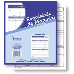 Impresso Requisicao Material Grande 50fl 160x190mm-118366-29346