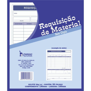 Impresso Requisicao Material Grande 50fl 160x190mm-118366-91777