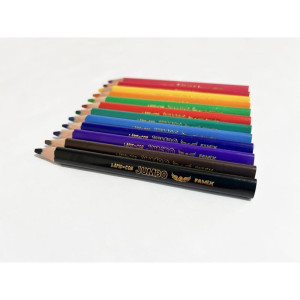 Lapis De Cor Jumbo Triangular Tam.12,5cm 12 Cores-118746-76772