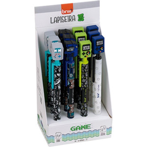 Lapiseira 0.7mm Divertida Game Plast.4modelos-118189-81702