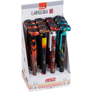 Lapiseira 0.7mm Divertida Race Plast.4modelos-118191-14603