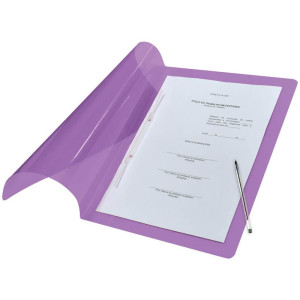 Pasta Grampo Trilho Plastica Oficio Lilas-118299-47509