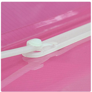 Pasta Grampo Trilho Plastica Oficio Rosa-118300-66941